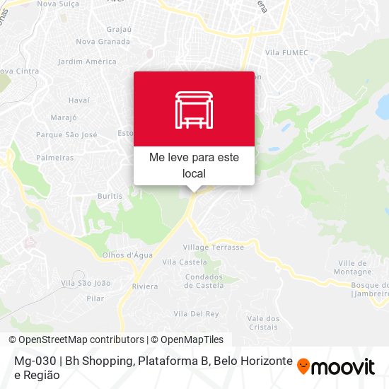 Mg-030 | Bh Shopping, Plataforma B mapa