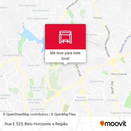 Rua E 525 mapa
