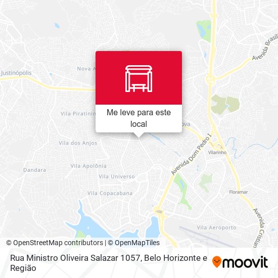 Rua Ministro Oliveira Salazar 1057 mapa