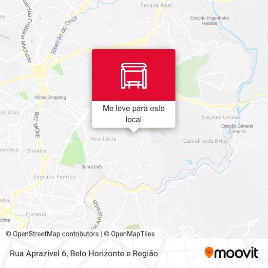 Rua Aprazivel 6 mapa