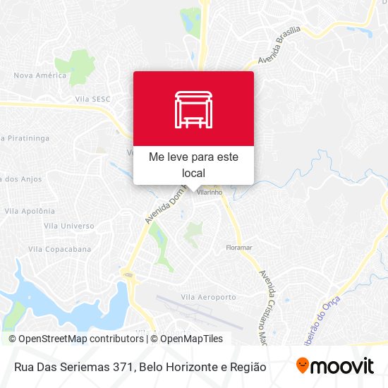 Rua Das Seriemas 371 mapa
