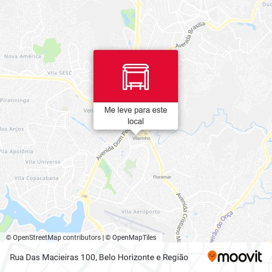 Rua Das Macieiras 100 mapa