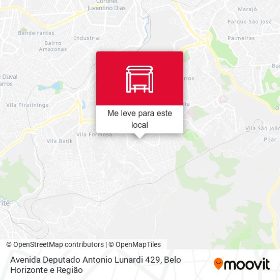 Avenida Deputado Antonio Lunardi 429 mapa