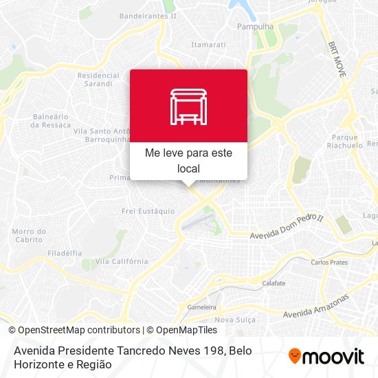 Avenida Presidente Tancredo Neves 198 mapa