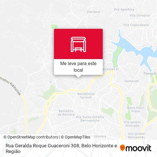 Rua Geralda Roque Guaceroni 308 mapa