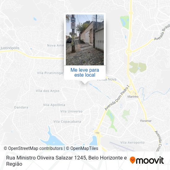Rua Ministro Oliveira Salazar 1245 mapa