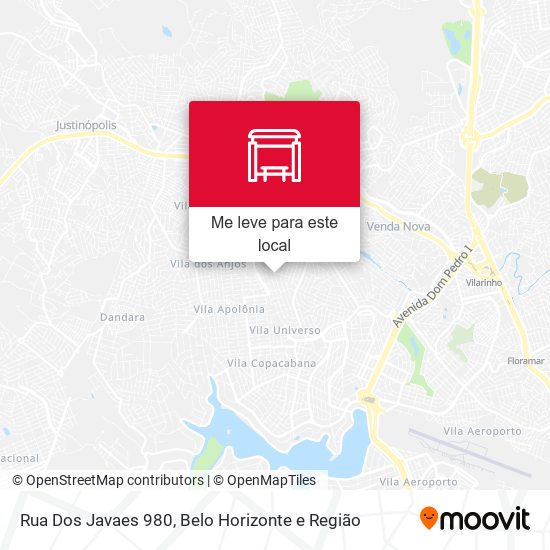 Rua Dos Javaes 980 mapa