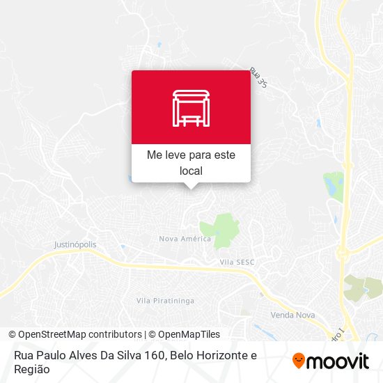 Rua Paulo Alves Da Silva 160 mapa