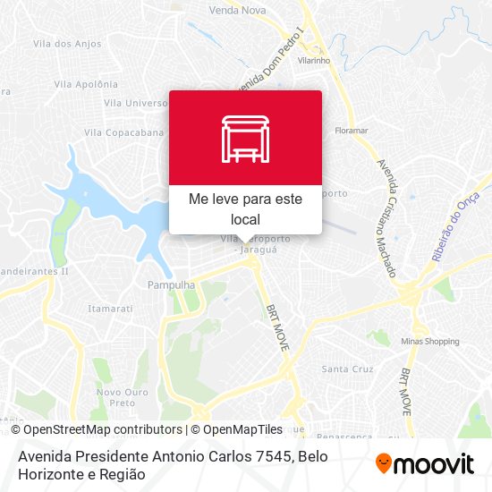 Avenida Presidente Antonio Carlos 7545 mapa