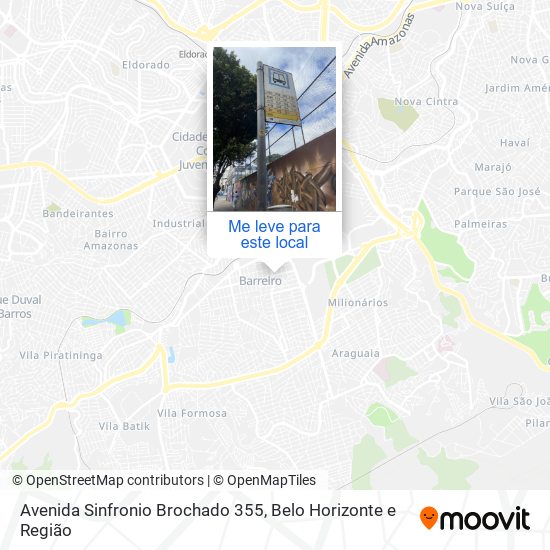 Avenida Sinfronio Brochado 355 mapa