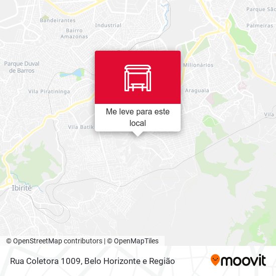 Rua Coletora 1009 mapa