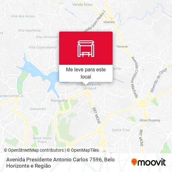 Avenida Presidente Antonio Carlos 7596 mapa