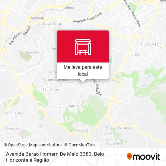 Avenida Barao Homem De Melo 3383 mapa