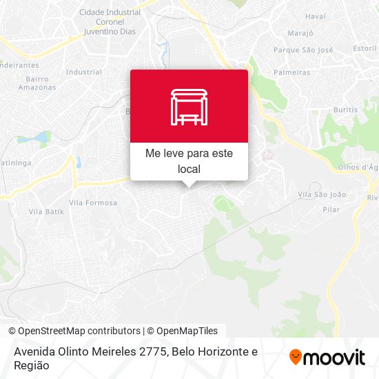 Avenida Olinto Meireles 2775 mapa