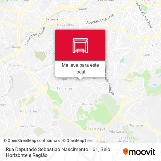 Rua Deputado Sebastiao Nascimento 161 mapa