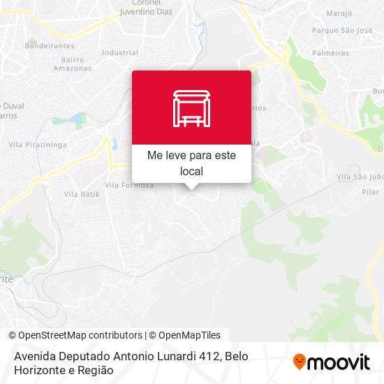 Avenida Deputado Antonio Lunardi 412 mapa