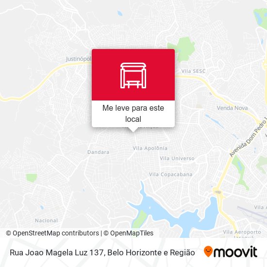 Rua Joao Magela Luz 137 mapa