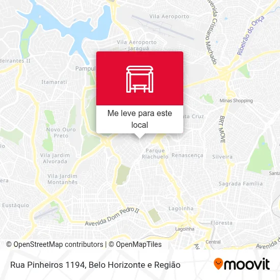 Rua Pinheiros 1194 mapa