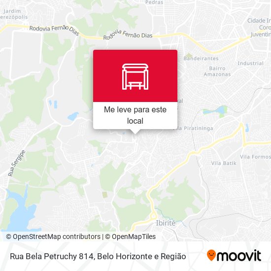 Rua Bela Petruchy 814 mapa