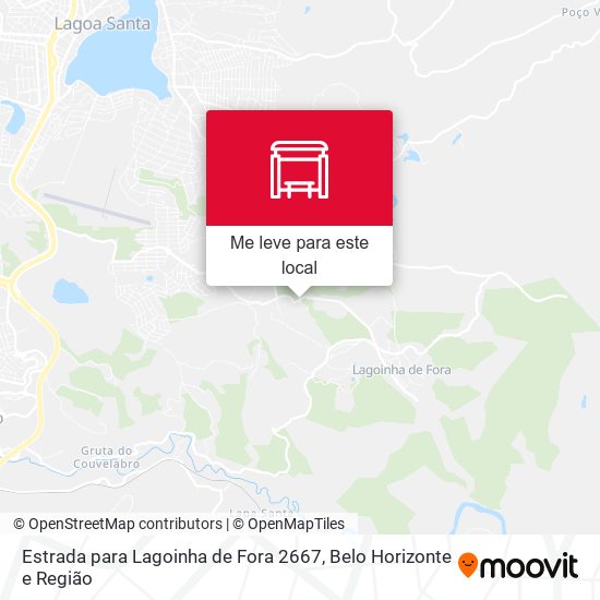 Estrada para Lagoinha de Fora 2667 mapa