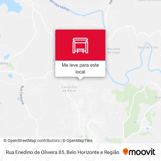 Rua Enedino de Oliveira 85 mapa