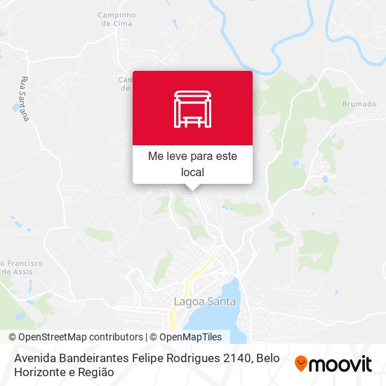 Avenida Bandeirantes Felipe Rodrigues 2140 mapa