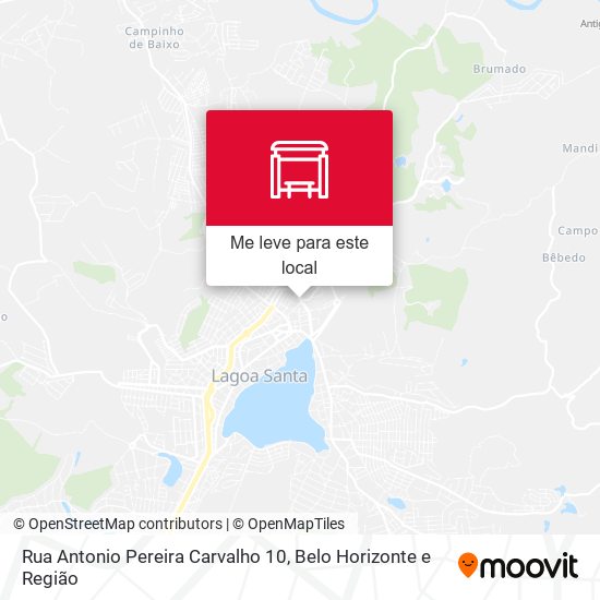 Rua Antonio Pereira Carvalho 10 mapa