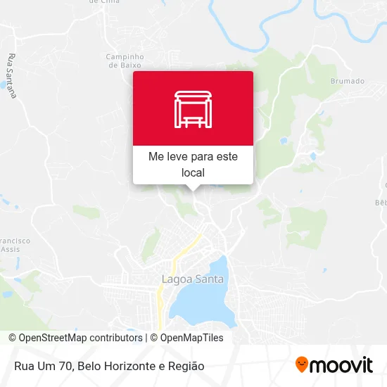 Rua Um 70 mapa
