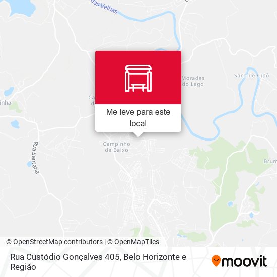Rua Custódio Gonçalves 405 mapa