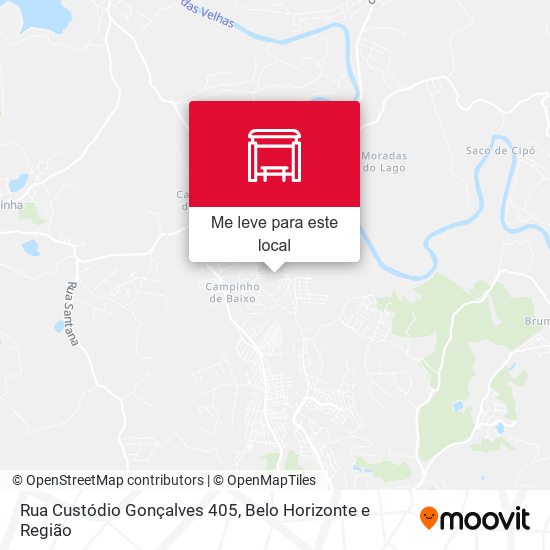 Rua Custódio Gonçalves 405 mapa