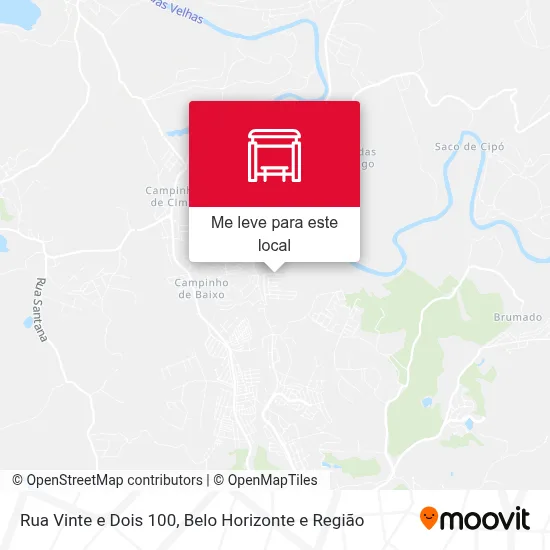 Rua Vinte e Dois 100 mapa