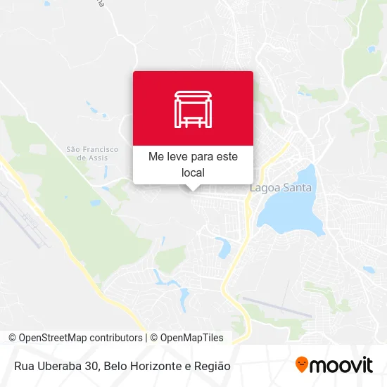 Rua Uberaba 30 mapa