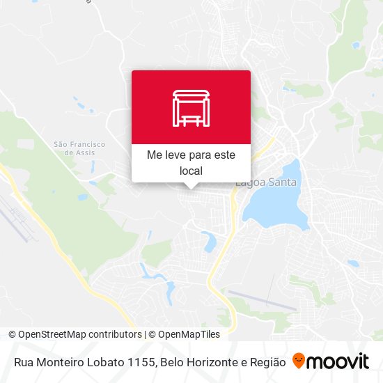 Rua Monteiro Lobato 1155 mapa