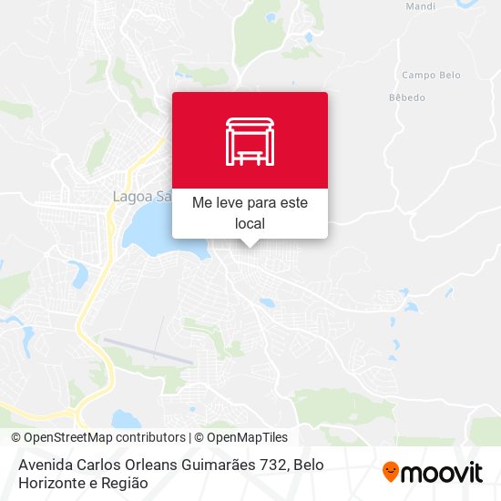 Avenida Carlos Orleans Guimarães 732 mapa
