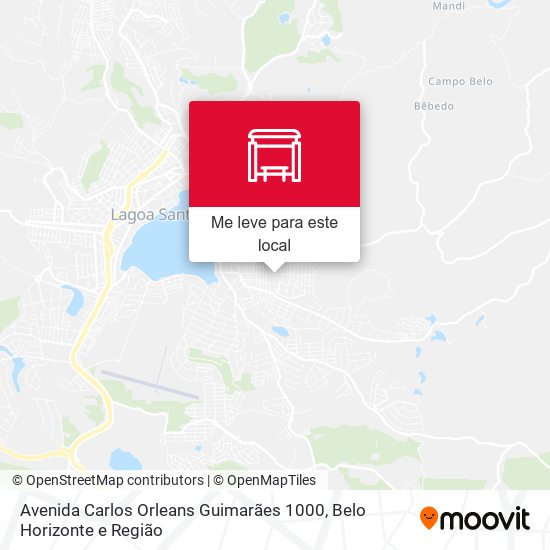 Avenida Carlos Orleans Guimarães 1000 mapa