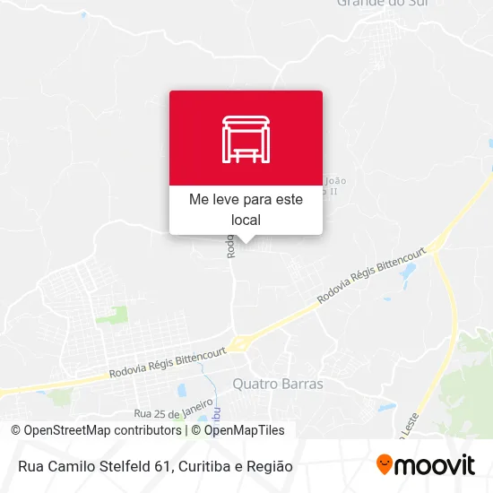 Rua Camilo Stelfeld 61 mapa