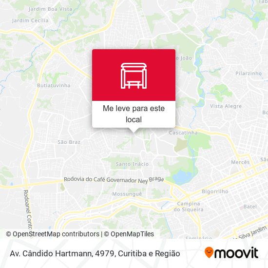Av. Cândido Hartmann, 4979 mapa