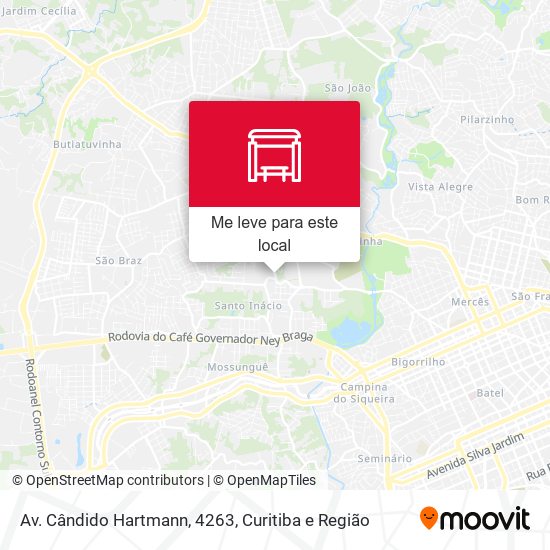 Av. Cândido Hartmann, 4263 mapa