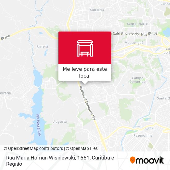 Rua Maria Homan Wisniewski, 1551 mapa