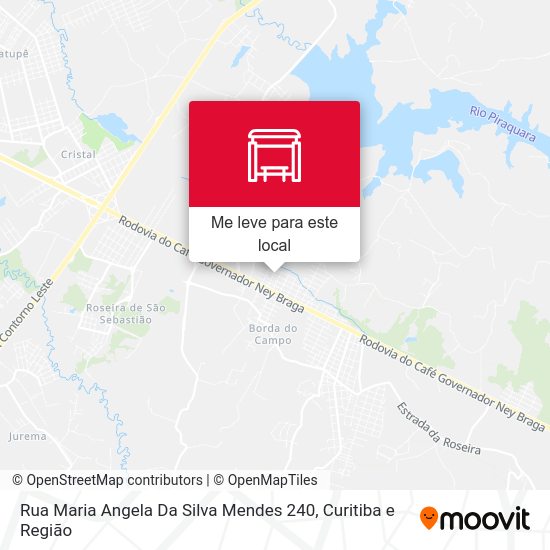 Rua Maria Angela Da Silva Mendes 240 mapa