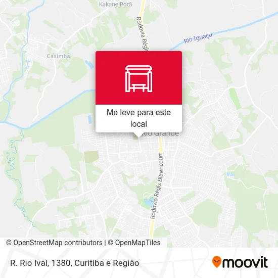 R. Rio Ivaí, 1380 mapa