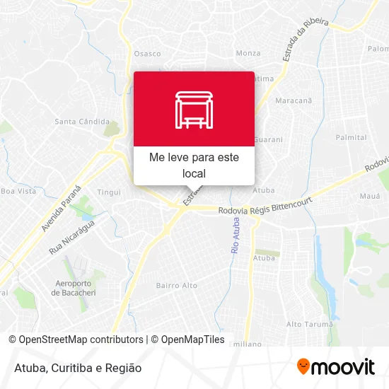 Atuba mapa