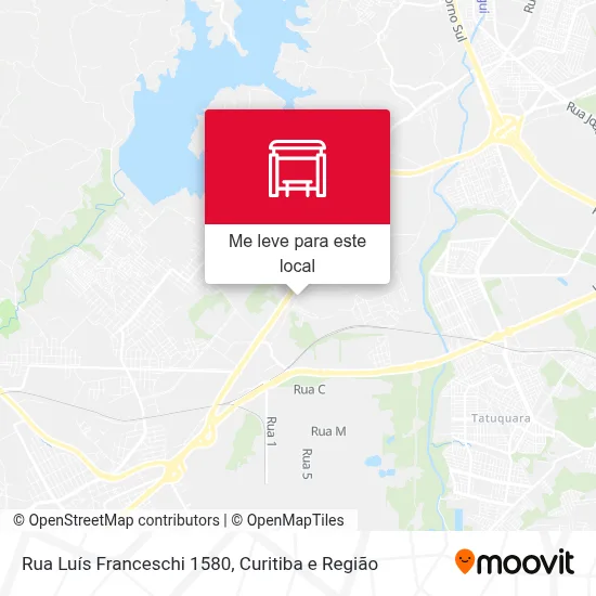 Rua Luís Franceschi 1580 mapa