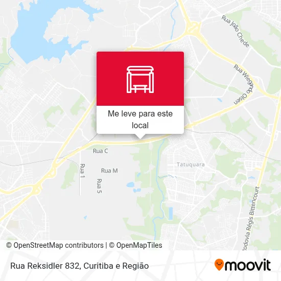 Rua Reksidler 832 mapa