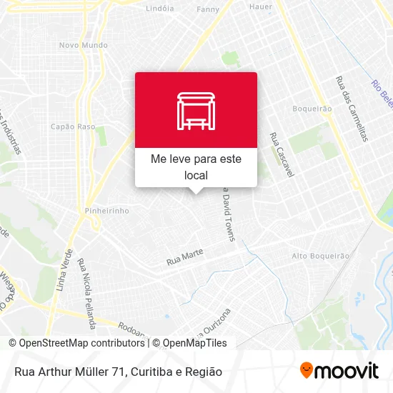 Rua Arthur Müller 71 mapa