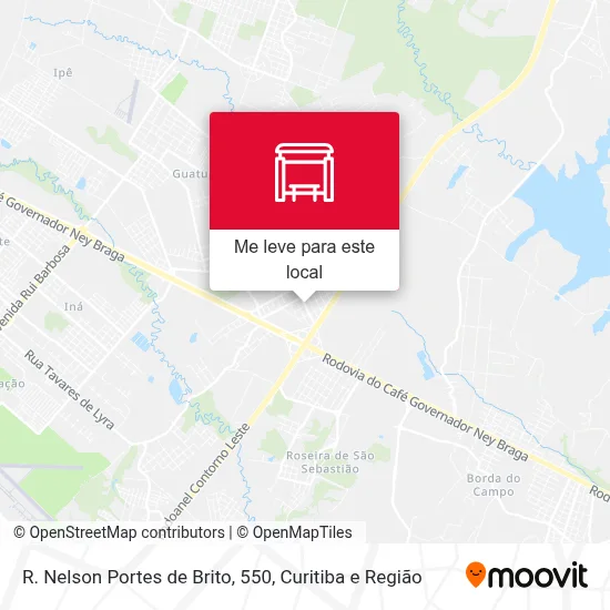 R. Nelson Portes de Brito, 550 mapa