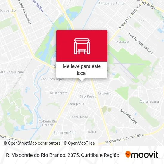 R. Visconde do Rio Branco, 2075 mapa