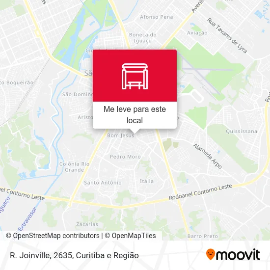 R. Joinville, 2635 mapa