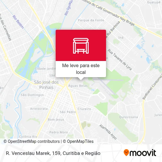 R. Venceslau Marek, 159 mapa