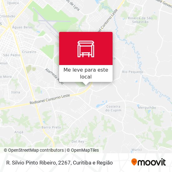 R. Silvio Pinto Ribeiro, 2267 mapa